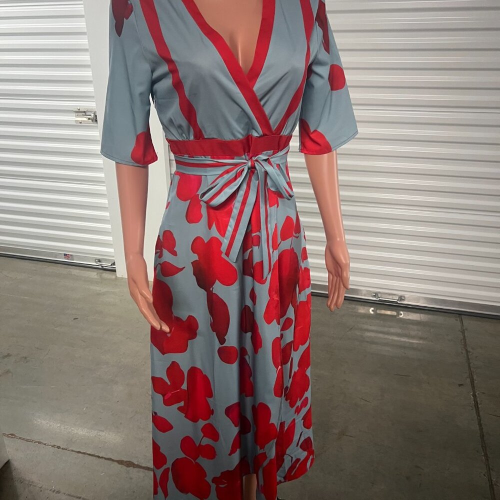 Elegant Floral Maxi Dress